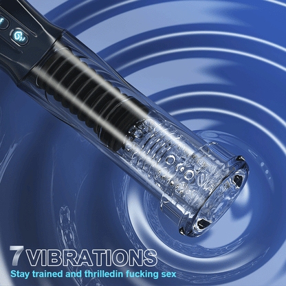 [Nano-silicone – Ultra-realistic meat-like texture]Fully Automatic Telescoping Smart 5D Realistic Texture – One-Click Blast for Extreme Thrills