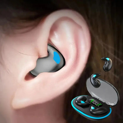 Wireless Headphones, Invisible Bluetooth-Compatible Sleeping Earbuds with Noise-Cancelling and Noise-Isolating Design, Comfortable Electronic Headset, Great Back-to-School Gift for Friends