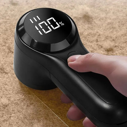 Electric Lint Remover with Brush, Portable Rechargeable Household Fabric Shaver, 3-Speed Sweater Shaver for Fast Lint Removal, Durable for Socks, Coats & Bedding