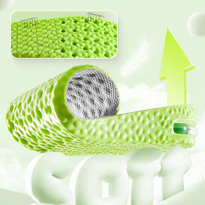 Comfortable Insoles with Air Cushion Height-Increasing Effect and Arch Support