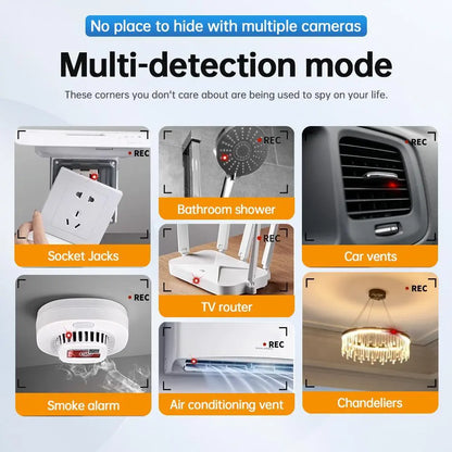 Hidden Camera Detectors, GPS Tracker Detector and RF Signal Scanner, For Office, Travel, Hotel, Car hidden camera GPS detector, Hidden Cam, Find Out Hidden GPS Trackers