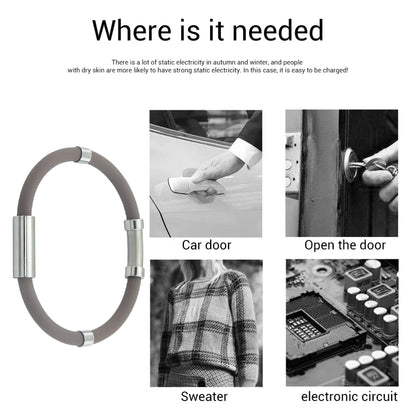 Anti-static wristband for adults and children to eliminate static electricity