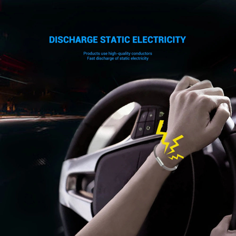Anti-static wristband for adults and children to eliminate static electricity