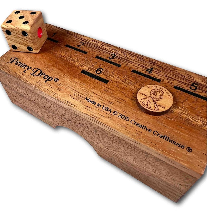 Penny Drop Game Small Version - A Fun Family or Bar Game