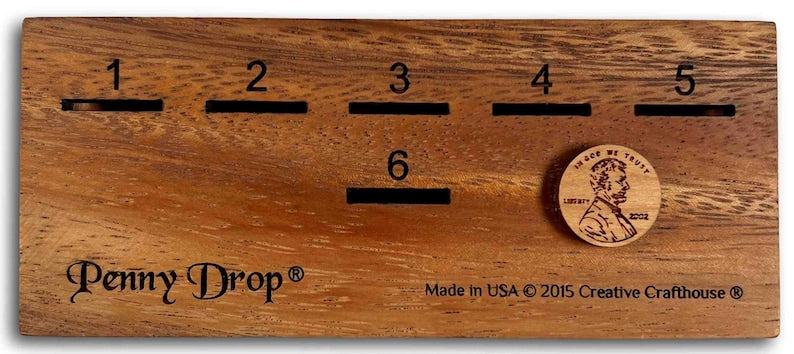 Penny Drop Game Small Version - A Fun Family or Bar Game