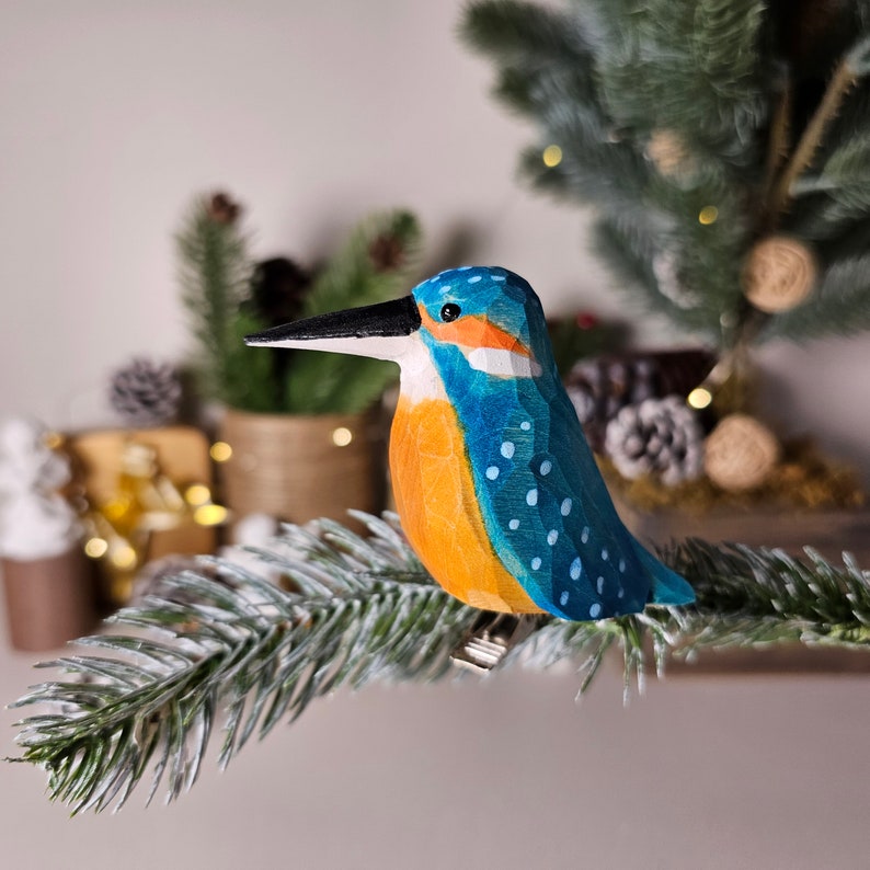 Exquisite Handcrafted Bird Ornaments for Christmas Tree - Clip-On