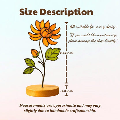 Stained Glass Birth Month Flower, Personalized Birthday Gift for Her, New Mom Baby Name Sign, Grandma Garden Family Tree, Best Friend Gift