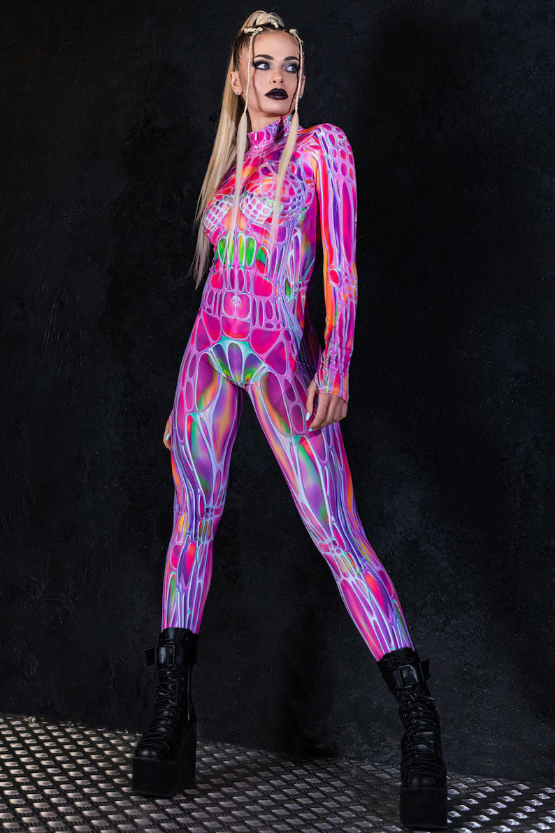 Halloween Hot Sale - Women's Sexy Exoskeleton Bodysuit