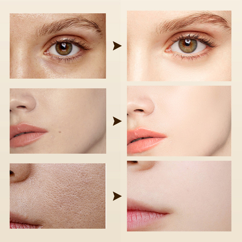 🎄Christmas Skincare Season Natural Glow Brightening Concealer Primer👩‍🔬If it doesn't work after use, we'll give you a full refund immediately.