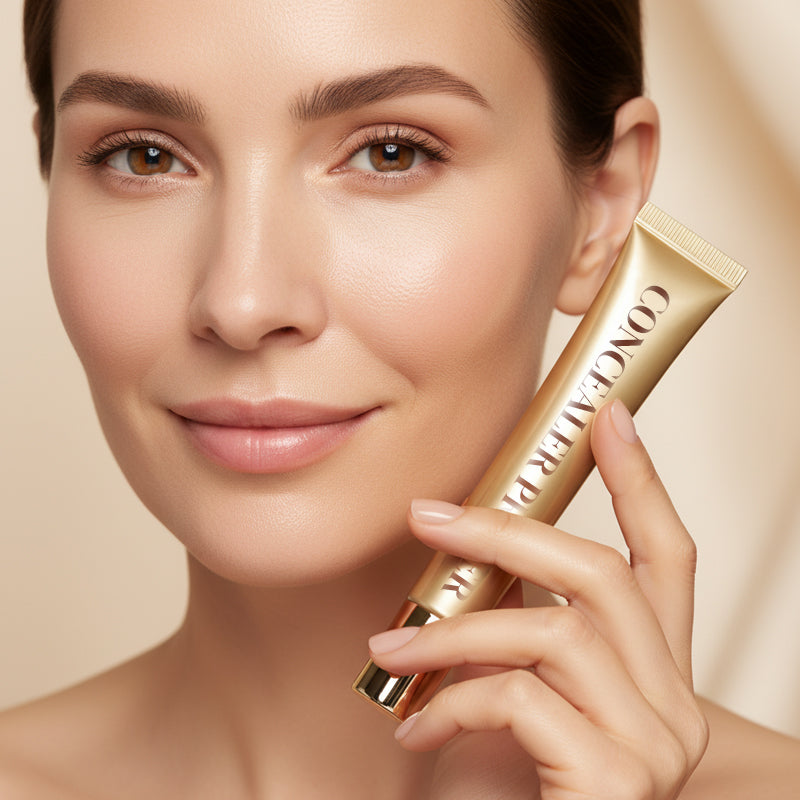 🎄Christmas Skincare Season Natural Glow Brightening Concealer Primer👩‍🔬If it doesn't work after use, we'll give you a full refund immediately.